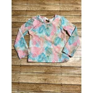 Love and Grow Pink Palm Rashguard 3T